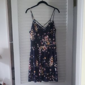 Floral Spaghetti Strap Dress